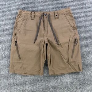 686 Anything Collection Technical Shorts Mens 32 Khaki Brown Cargo Hiking Trail